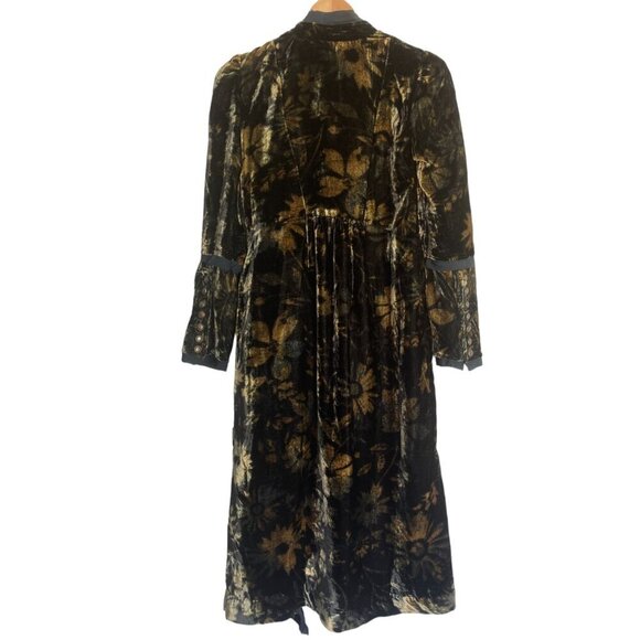 Free People Hazel Duster Crushed Velvet - Picture 7 of 16